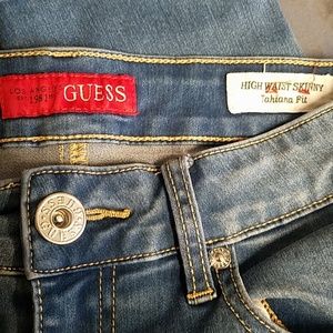 Guess high waist skinny jean
